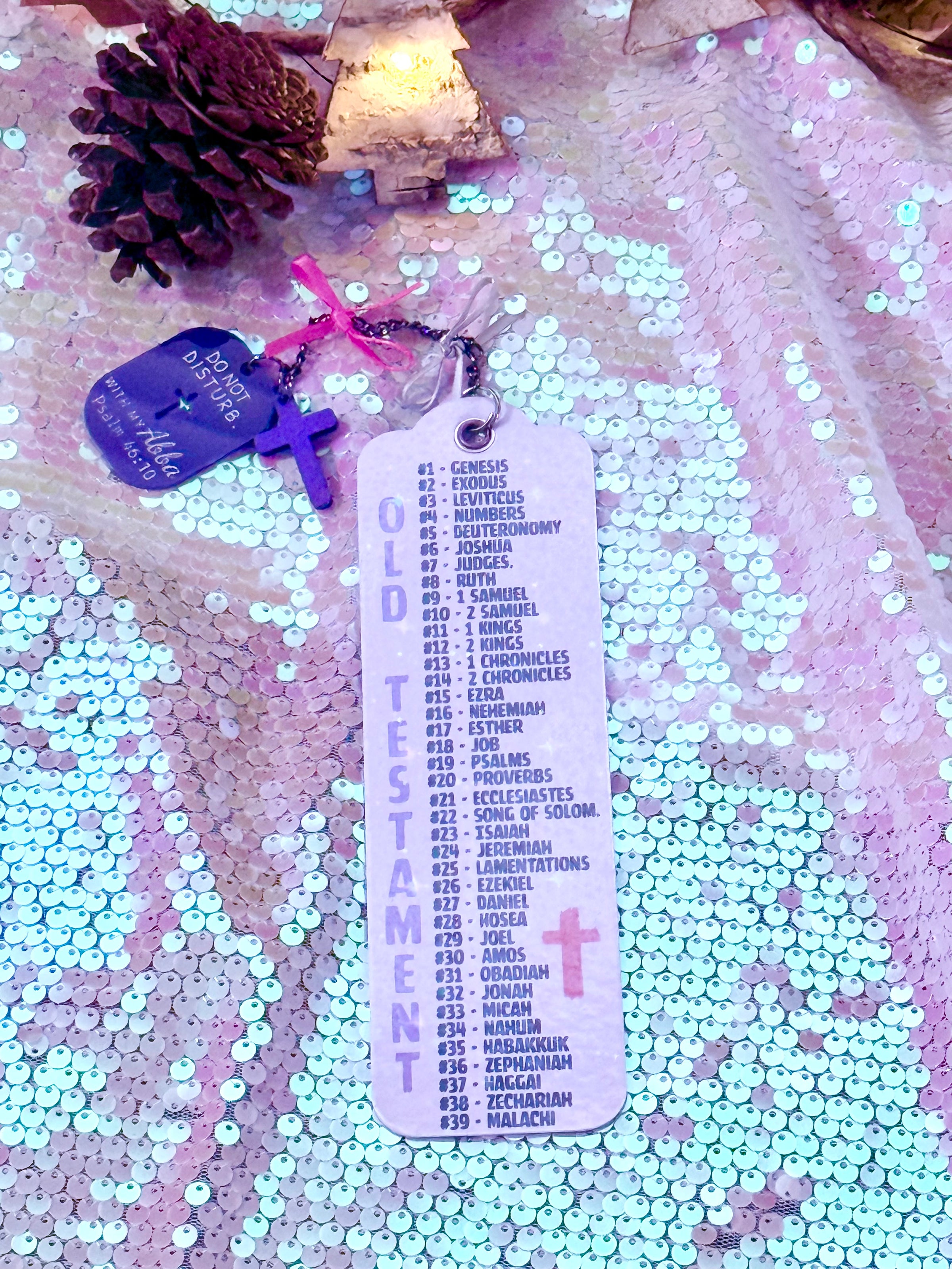 Old/New Testament bookmark