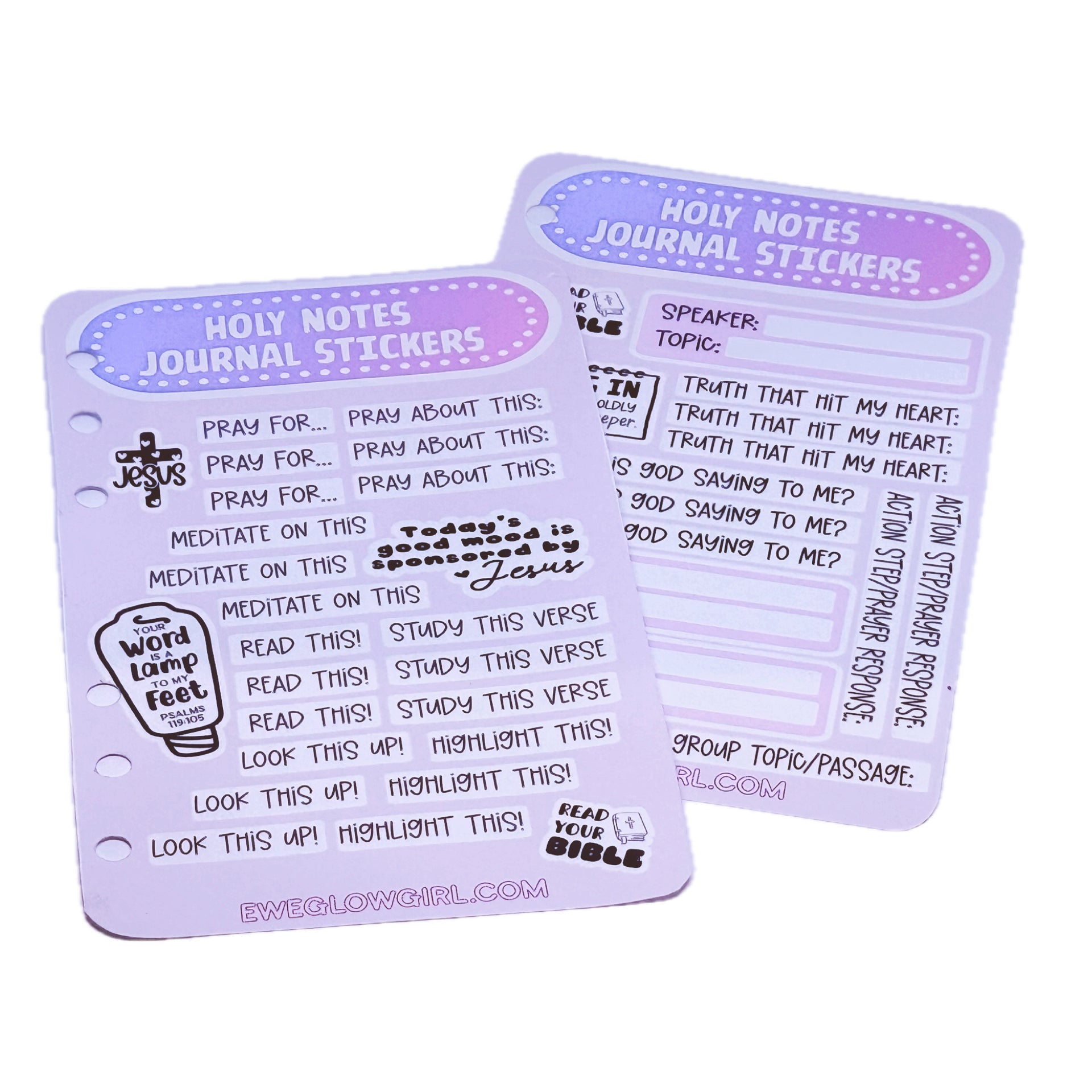 REFILL PACK FOR HOLY NOTES JOURNAL