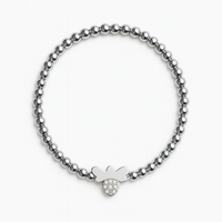 BEE CHARM BEAD BRACELET
