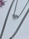 LAYERED HEART NECKLACE