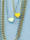 LAYERED HEART NECKLACE