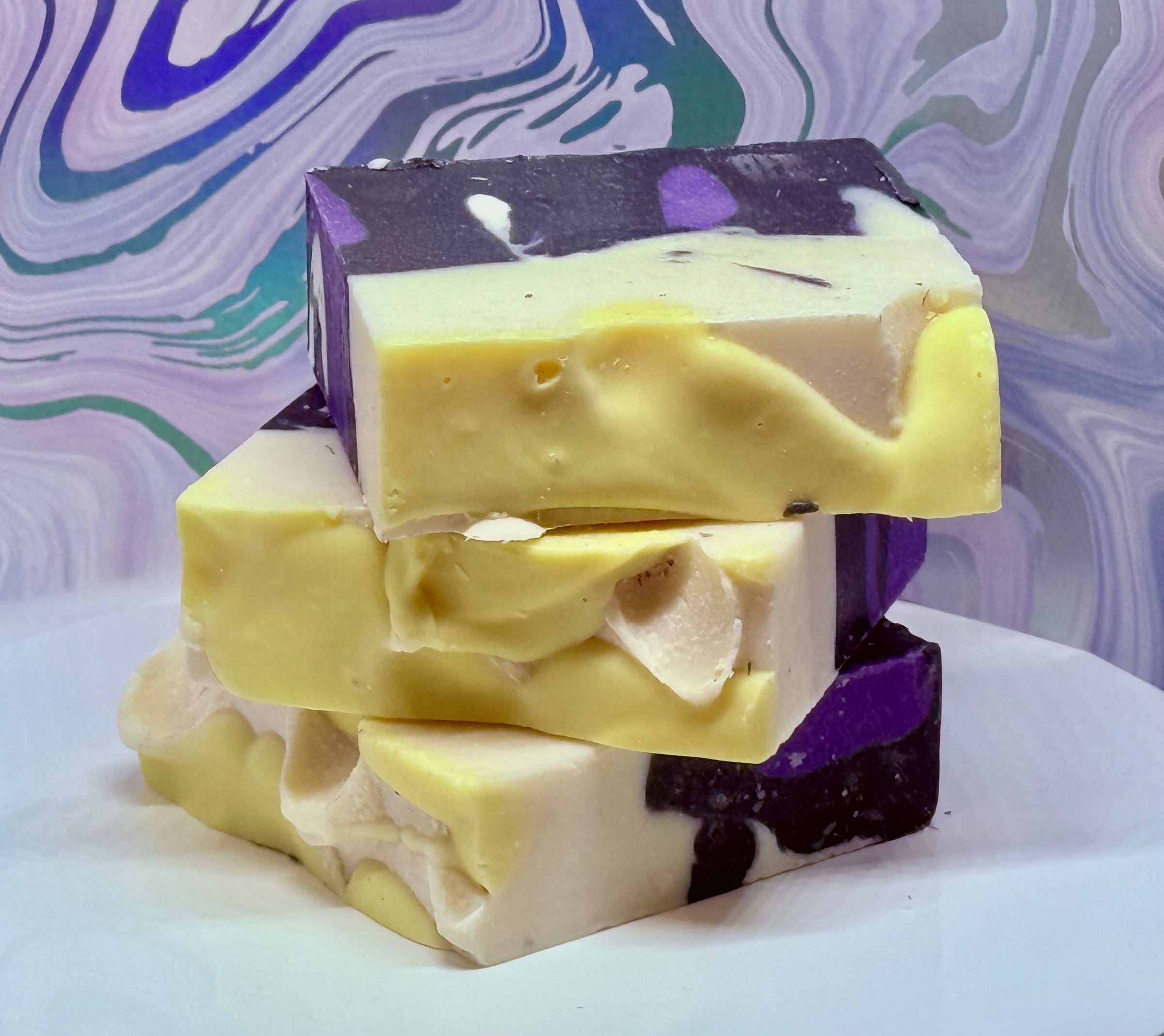 lovender, lavender handmade soap, close up, 